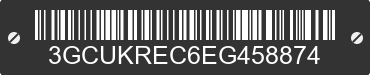 2014 CHEVROLET Silverado 3GCUKREC6EG458874 VIN decoded
