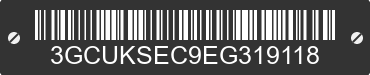 2014 CHEVROLET Silverado 3GCUKSEC9EG319118 VIN decoded