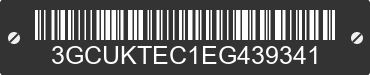 2014 CHEVROLET Silverado 3GCUKTEC1EG439341 VIN decoded