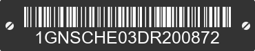 2013 CHEVROLET Suburban 1GNSCHE03DR200872 VIN decoded