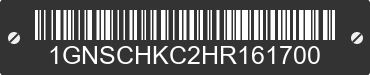 2017 CHEVROLET Suburban 1GNSCHKC2HR161700 VIN decoded