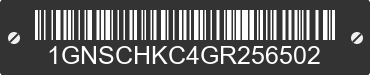 2016 CHEVROLET Suburban 1GNSCHKC4GR256502 VIN decoded
