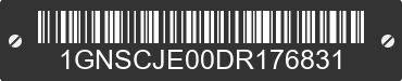 2013 CHEVROLET Suburban 1GNSCJE00DR176831 VIN decoded