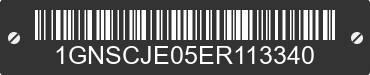 2014 CHEVROLET Suburban 1GNSCJE05ER113340 VIN decoded