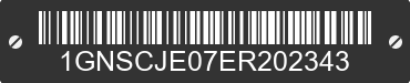 2014 CHEVROLET Suburban 1GNSCJE07ER202343 VIN decoded