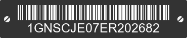 2014 CHEVROLET Suburban 1GNSCJE07ER202682 VIN decoded
