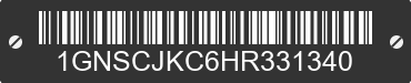 2017 CHEVROLET Suburban 1GNSCJKC6HR331340 VIN decoded