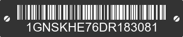 2013 CHEVROLET Suburban 1GNSKHE76DR183081 VIN decoded