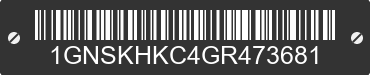 2016 CHEVROLET Suburban 1GNSKHKC4GR473681 VIN decoded