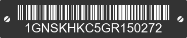 2016 CHEVROLET Suburban 1GNSKHKC5GR150272 VIN decoded