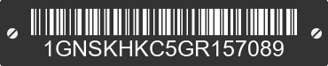 2016 CHEVROLET Suburban 1GNSKHKC5GR157089 VIN decoded