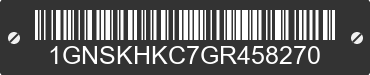 2016 CHEVROLET Suburban 1GNSKHKC7GR458270 VIN decoded