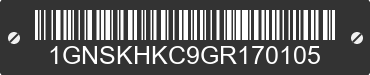 2016 CHEVROLET Suburban 1GNSKHKC9GR170105 VIN decoded