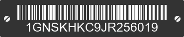 2018 CHEVROLET Suburban 1GNSKHKC9JR256019 VIN decoded