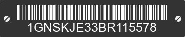 2011 CHEVROLET Suburban 1GNSKJE33BR115578 VIN decoded