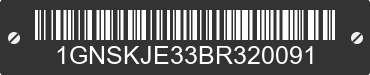 2011 CHEVROLET Suburban 1GNSKJE33BR320091 VIN decoded