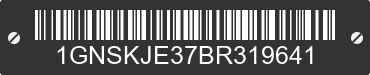 2011 CHEVROLET Suburban 1GNSKJE37BR319641 VIN decoded