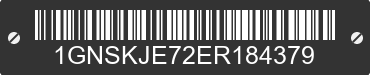 2014 CHEVROLET Suburban 1GNSKJE72ER184379 VIN decoded