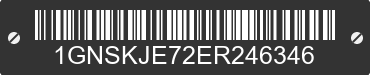 2014 CHEVROLET Suburban 1GNSKJE72ER246346 VIN decoded