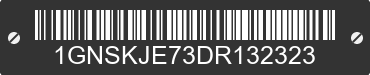 2013 CHEVROLET Suburban 1GNSKJE73DR132323 VIN decoded
