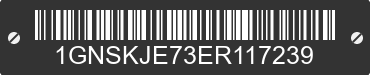 2014 CHEVROLET Suburban 1GNSKJE73ER117239 VIN decoded
