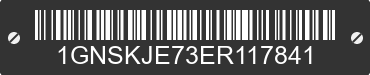 2014 CHEVROLET Suburban 1GNSKJE73ER117841 VIN decoded