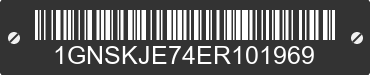2014 CHEVROLET Suburban 1GNSKJE74ER101969 VIN decoded