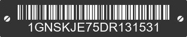 2013 CHEVROLET Suburban 1GNSKJE75DR131531 VIN decoded