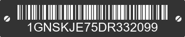 2013 CHEVROLET Suburban 1GNSKJE75DR332099 VIN decoded