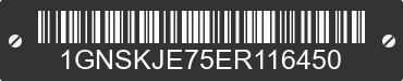 2014 CHEVROLET Suburban 1GNSKJE75ER116450 VIN decoded