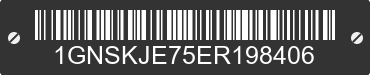 2014 CHEVROLET Suburban 1GNSKJE75ER198406 VIN decoded