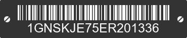 2014 CHEVROLET Suburban 1GNSKJE75ER201336 VIN decoded