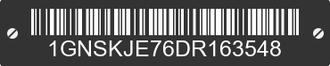 2013 CHEVROLET Suburban 1GNSKJE76DR163548 VIN decoded