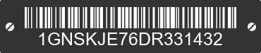 2013 CHEVROLET Suburban 1GNSKJE76DR331432 VIN decoded