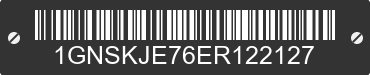 2014 CHEVROLET Suburban 1GNSKJE76ER122127 VIN decoded