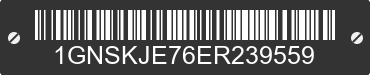 2014 CHEVROLET Suburban 1GNSKJE76ER239559 VIN decoded