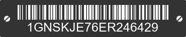 2014 CHEVROLET Suburban 1GNSKJE76ER246429 VIN decoded