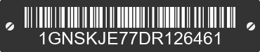 2013 CHEVROLET Suburban 1GNSKJE77DR126461 VIN decoded