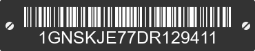 2013 CHEVROLET Suburban 1GNSKJE77DR129411 VIN decoded