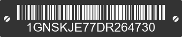 2013 CHEVROLET Suburban 1GNSKJE77DR264730 VIN decoded
