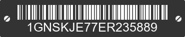 2014 CHEVROLET Suburban 1GNSKJE77ER235889 VIN decoded