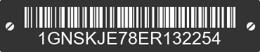 2014 CHEVROLET Suburban 1GNSKJE78ER132254 VIN decoded