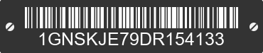 2013 CHEVROLET Suburban 1GNSKJE79DR154133 VIN decoded