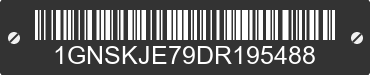 2013 CHEVROLET Suburban 1GNSKJE79DR195488 VIN decoded