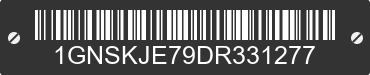 2013 CHEVROLET Suburban 1GNSKJE79DR331277 VIN decoded