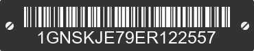 2014 CHEVROLET Suburban 1GNSKJE79ER122557 VIN decoded