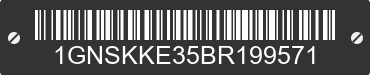 2011 CHEVROLET Suburban 1GNSKKE35BR199571 VIN decoded