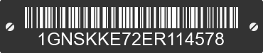 2014 CHEVROLET Suburban 1GNSKKE72ER114578 VIN decoded