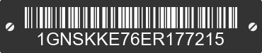 2014 CHEVROLET Suburban 1GNSKKE76ER177215 VIN decoded