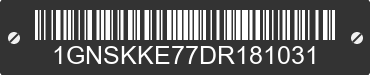 2013 CHEVROLET Suburban 1GNSKKE77DR181031 VIN decoded